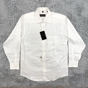 Donald J Trump Shirt Men's‎ White 15.5 32/33 NWT VTG Signature Collection 2004